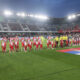EKIPA fudbalera Crvene zvezde na utakmici finala Kupa Srbije protiv Vojvodine Novi Sad na stadionu Lagator, Loznica 21.05.2024. godine Foto: Marko Metlas Fudbal, Crvena zvezda, Kup Srbije, Vojvodina Novi Sad