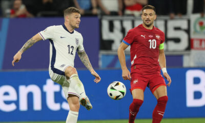 KIERAN TRIPPIER Kjeran Tripije fudbaler reprezentacije Engleske na utakmici UEFA Evropskog prvenstva 2024 godine protiv Srbije na stadionu AufSalke arena, Gelzenkirhen, 16.06.2024. godine Foto: Marko Metlas Fudbal, Reprezentacija, Srbija, UEFA Evropsko prvenstvo, EURO 2024, Engleska