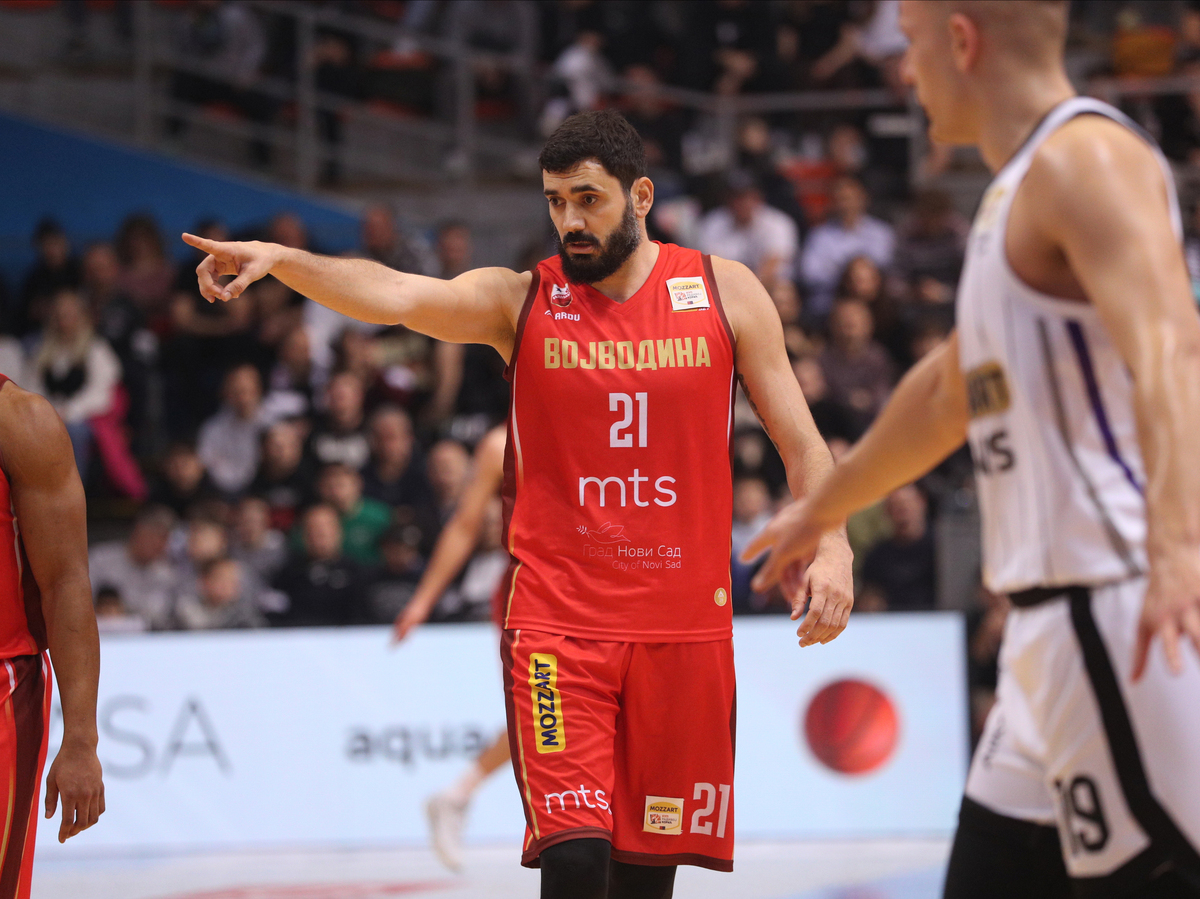 MARKO JAGODIC KURIDZA, kosarkas Vojvodine, na utakmici KRK protiv Partizana, u hali Cair. Nis, 13.02.2025. foto: MN Press / km Kosarka, Finale KRK, Partizan, Vojvodina