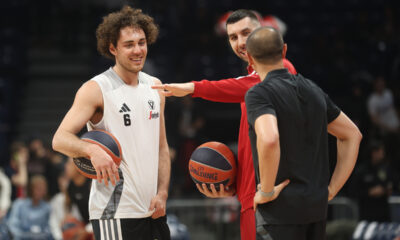 ALESSANDRO PAJOLA Alesandro Pajola kosarkas Virtusa na utakmici Evrolige protiv OGNJEN DOBRIC iz Crvene Zvezde u hali Beogradska Arena, Beograd 26.03.2025. godine Foto: Ivica Veselinov / MN PRESS KOSARKA, BASKETBALL, EVROLIGA, EUROLEAGUE, CRVENA ZVEZDA, VIRTUS BOLOGNA, BOLONJA