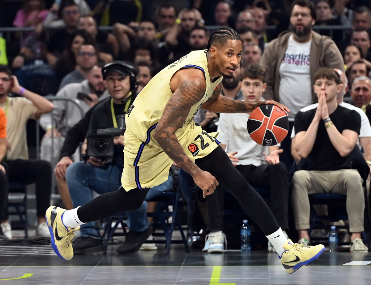 WILL CLYBURN Vil Klajburn, kosarkas Barselone, na utakmici Evrolige protiv Partizana, u Beogradskoj areni. Beograd, 31.10.2025. foto: Nebojsa Parausic Kosarka, Evroliga, Partizan, Barselona