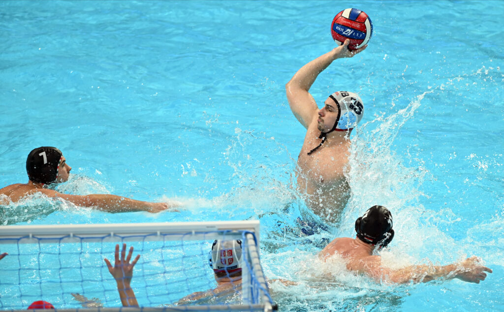 NIKOLA LUKIC, vaterpolista Srbije, na utakmici finala Evropskog prvenstva protiv Madjarske, u Beogradskoj areni. Beograd, 25.01.2026. foto: Nebojsa Parausic Vaterpolo, European Water Polo Championship 2026, Srbija, Madjarska