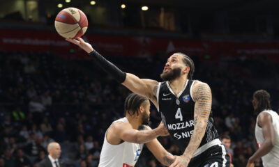 DUANE WASHINGTON Dvejn Vasington kosarkas Partizana na utakmici ABA lige protiv Buducnosti u hali Beogradska Arena, Beograd 15.02.2026. godine Foto: Ivica Veselinov / MN PRESS KOSARKA, BASKETBALL, ABA LIGA, ABA LEAGUE, JADRANSKA LIGA, ADRIATIC LEAGUE, KK PARTIZAN, KK BUDUCNOST PODGORICA