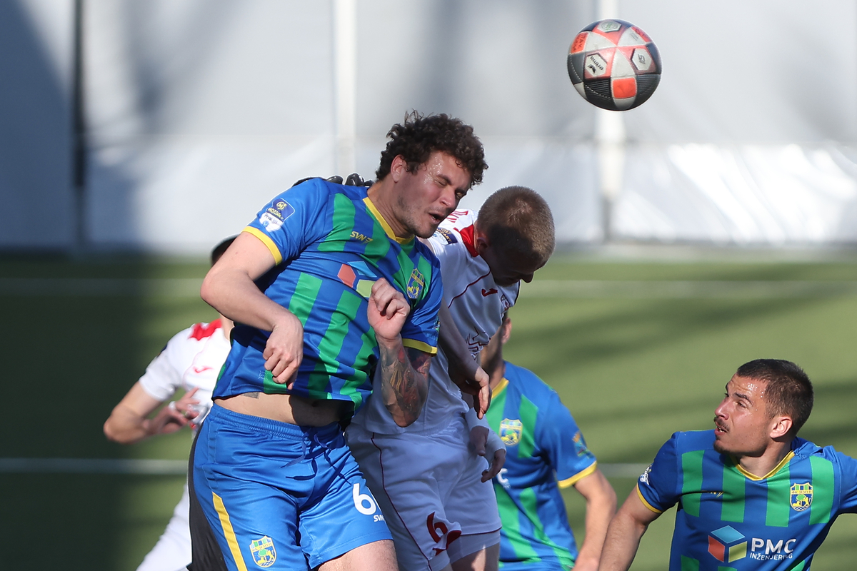VASILIJE BAKIC fudbaler Zemuna na utakmici Prve lige Srbije protiv Vozdovca na stadionu Vozdovca, Beograd 14.03.2026. godine Foto: Ivica Veselinov / MN PRESS FUDBAL, FOOTBALL, MOZZART PRVA LIGA, VOZDOVAC, ZEMUN