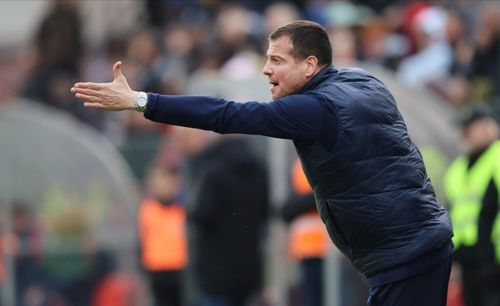 NENAD LALATOVIC, trener fudbalera Novog Pazara, na utakmici Superlige Prvenstva Srbije protiv Javora Ivanjica, na Stadionu kraj Moravice. Ivanjica, 21.03.2026. foto: MN PRESS / tdj Fudbal, Javor Ivanjica, Superliga Prvenstvo Srbije, Novi Pazar