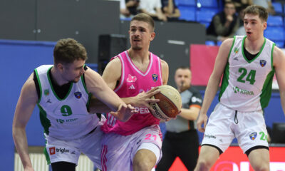 NIKOLA DJURISIC kosarkas Mega Superbeta na utakmici ABA lige protiv Krke u hali sportova Ranko Zeravica, Beograd 06.04.2026. godine Foto: Ivica Veselinov / MN PRESS KOSARKA, BASKETBALL, ABA LIGA, ABA LEAGUE, MEGA SUPERBET, KK KRKA NOVO MESTO