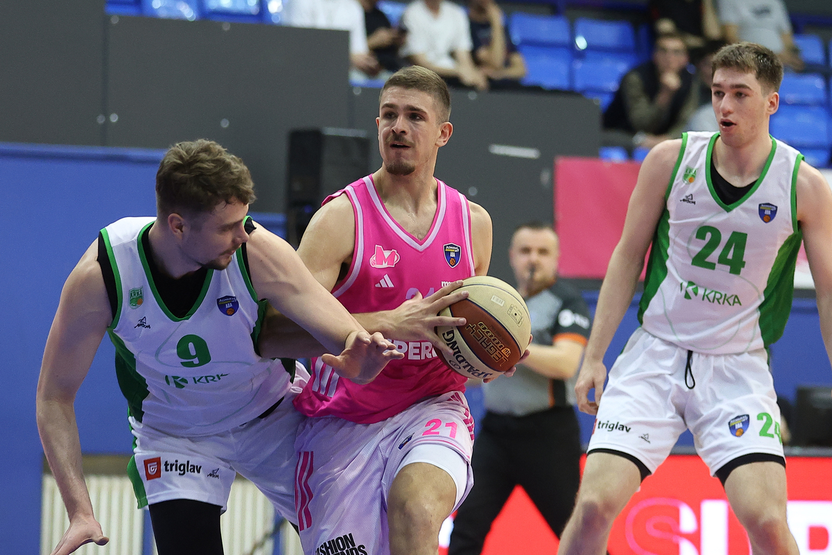 NIKOLA DJURISIC kosarkas Mega Superbeta na utakmici ABA lige protiv Krke u hali sportova Ranko Zeravica, Beograd 06.04.2026. godine Foto: Ivica Veselinov / MN PRESS KOSARKA, BASKETBALL, ABA LIGA, ABA LEAGUE, MEGA SUPERBET, KK KRKA NOVO MESTO