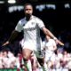 Fulham's Ryan Sessegnon celebrates scoring the opening goal during a Premier League match between Fulham and Aston Villa, in London, Saturday, April 25, 2026. (Ben Whitley/PA via AP)
