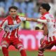 fudbaler Crvene zvezde na utakmici Superlige Prvenstva Srbije protiv Partizana na stadionu Rajka Mitica, Beograd, 26.04.2026. godine Foto: Marko Metlas Fudbal, Crvena zvezda, Superliga Prvenstvo Srbije, Partizan