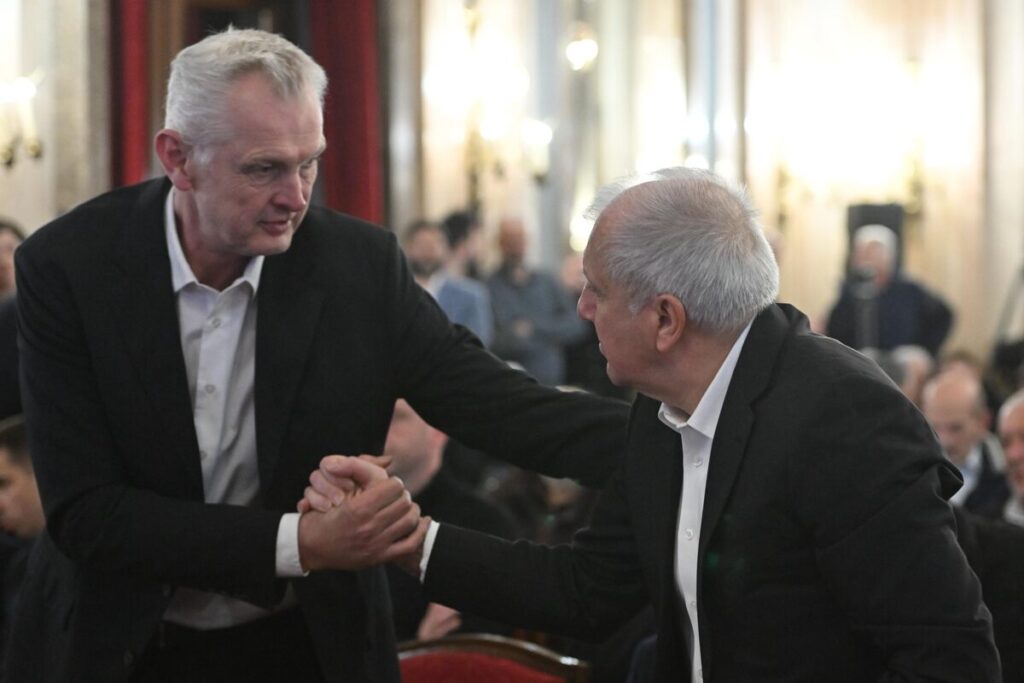 DUSKO VUJOSEVIC komemoracija treneru kosarkasa Partizana , Beograd 24.04.2026. godine Foto: Marko Metlas Kosarka, Partizan