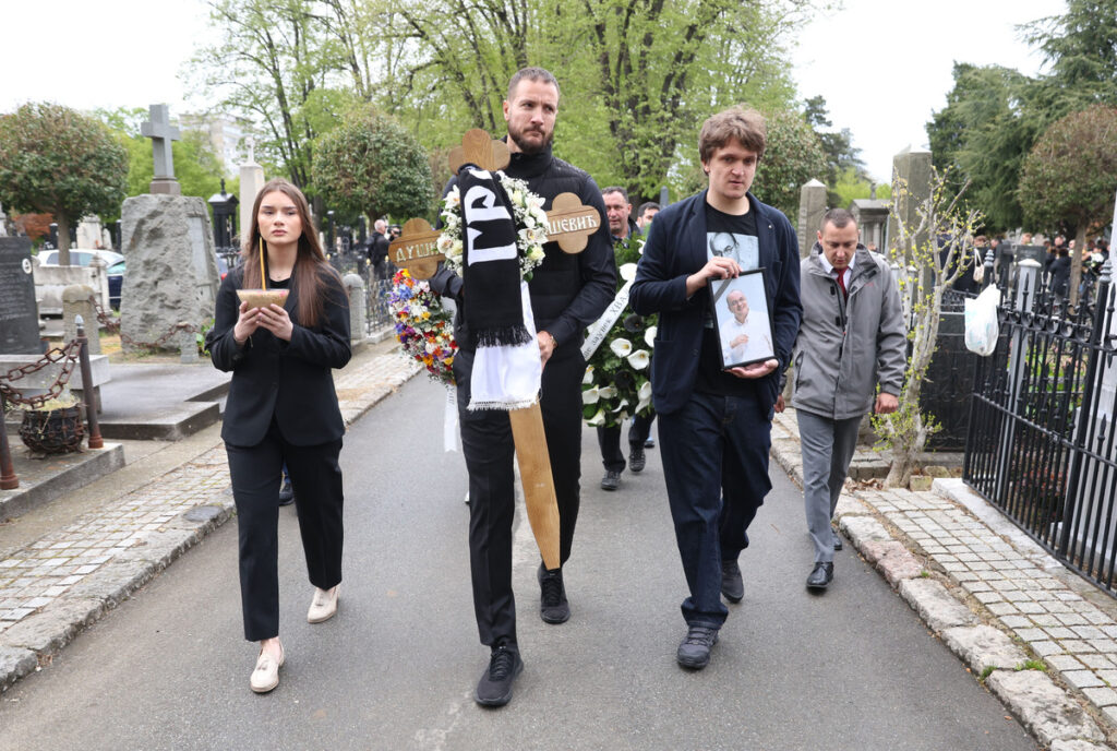 DUSKO VUJOSEVIC sahrana trenera kosarkasa Partizana , Beograd 14.04.2026. godine Foto: MN PRESS Kosarka, Partizan
