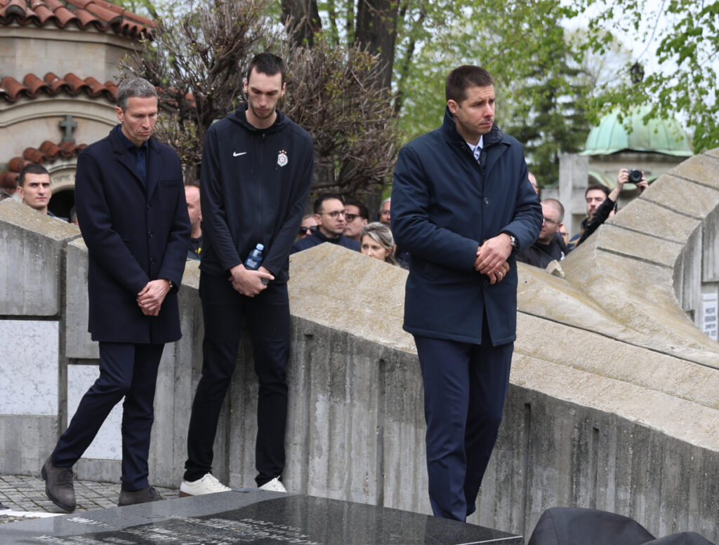 DUSKO VUJOSEVIC sahrana trenera kosarkasa Partizana , Beograd 14.04.2026. godine Foto: MN PRESS Kosarka, Partizan