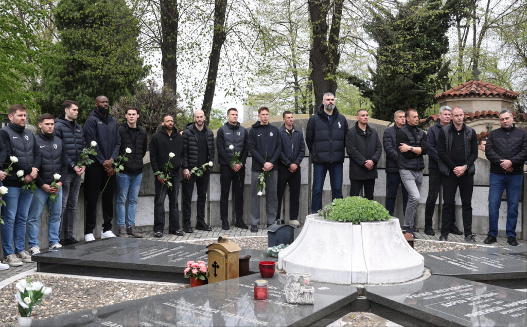 DUSKO VUJOSEVIC sahrana trenera kosarkasa Partizana , Beograd 14.04.2026. godine Foto: MN PRESS Kosarka, Partizan