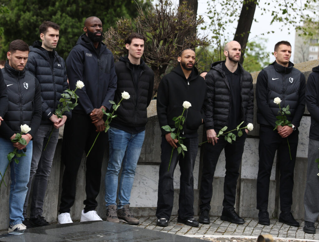 DUSKO VUJOSEVIC sahrana trenera kosarkasa Partizana , Beograd 14.04.2026. godine Foto: MN PRESS Kosarka, Partizan