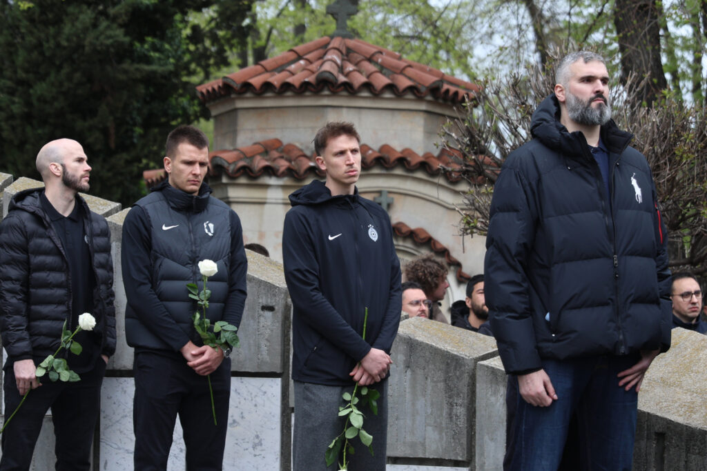 DUSKO VUJOSEVIC sahrana trenera kosarkasa Partizana , Beograd 14.04.2026. godine Foto: MN PRESS Kosarka, Partizan