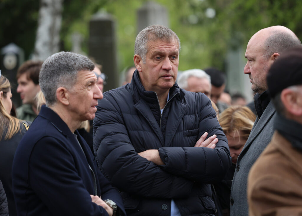 DUSKO VUJOSEVIC sahrana trenera kosarkasa Partizana , Beograd 14.04.2026. godine Foto: MN PRESS Kosarka, Partizan