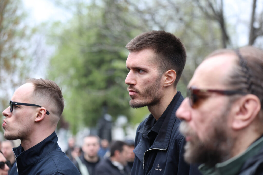 DUSKO VUJOSEVIC sahrana trenera kosarkasa Partizana , Beograd 14.04.2026. godine Foto: MN PRESS Kosarka, Partizan