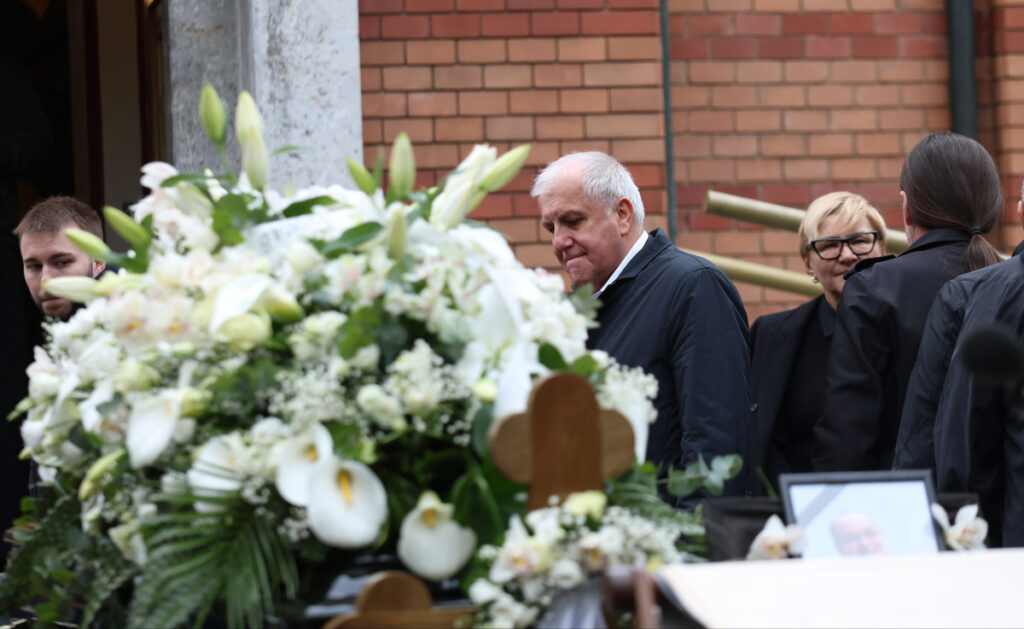DUSKO VUJOSEVIC sahrana trenera kosarkasa Partizana , Beograd 14.04.2026. godine Foto: MN PRESS Kosarka, Partizan
