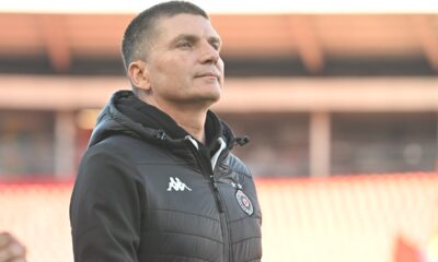 Trener Partizana na utakmici Superlige Prvenstva Srbije protiv Crvene zvezde na stadionu Rajka Mitica, Beograd, 26.04.2026. godine Foto: Marko Metlas Fudbal, Crvena zvezda, Superliga Prvenstvo Srbije, Partizan