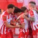 fudbaler Crvene zvezde na utakmici Superlige Prvenstva Srbije protiv Partizana na stadionu Rajka Mitica, Beograd, 26.04.2026. godine Foto: Marko Metlas Fudbal, Crvena zvezda, Superliga Prvenstvo Srbije, Partizan