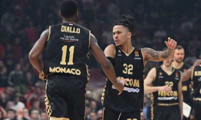MATTHEW STRAZEL Metju Strazel kosarkas Monaka na utakmici Evrolige protiv Crvene zvezde u hali Beogradska arena, Beograd 17.01.2025. godine Foto: Marko Metlas Kosarka, Crvena zvezda, Evroliga, Monako