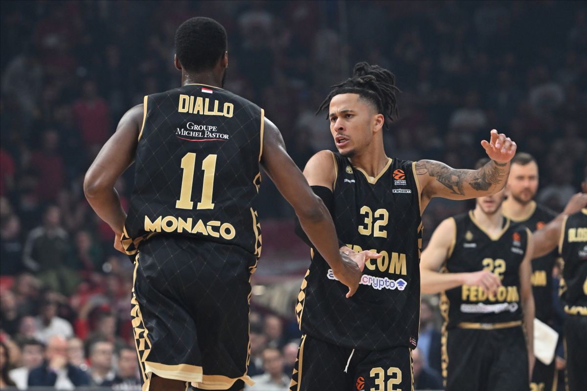 MATTHEW STRAZEL Metju Strazel kosarkas Monaka na utakmici Evrolige protiv Crvene zvezde u hali Beogradska arena, Beograd 17.01.2025. godine Foto: Marko Metlas Kosarka, Crvena zvezda, Evroliga, Monako