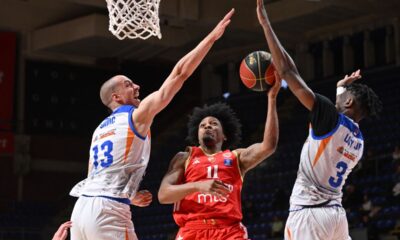 kosarkas Crvene zvezde na utakmici prvenstva Srbije KLS protiv Zlatibora u hali Aleksandar Nikolic Pionir, Beograd 29.04.2026. godine Foto: Marko Metlas Kosarka, Crvena zvezda, Prvenstvo Srbije, Zlatibor