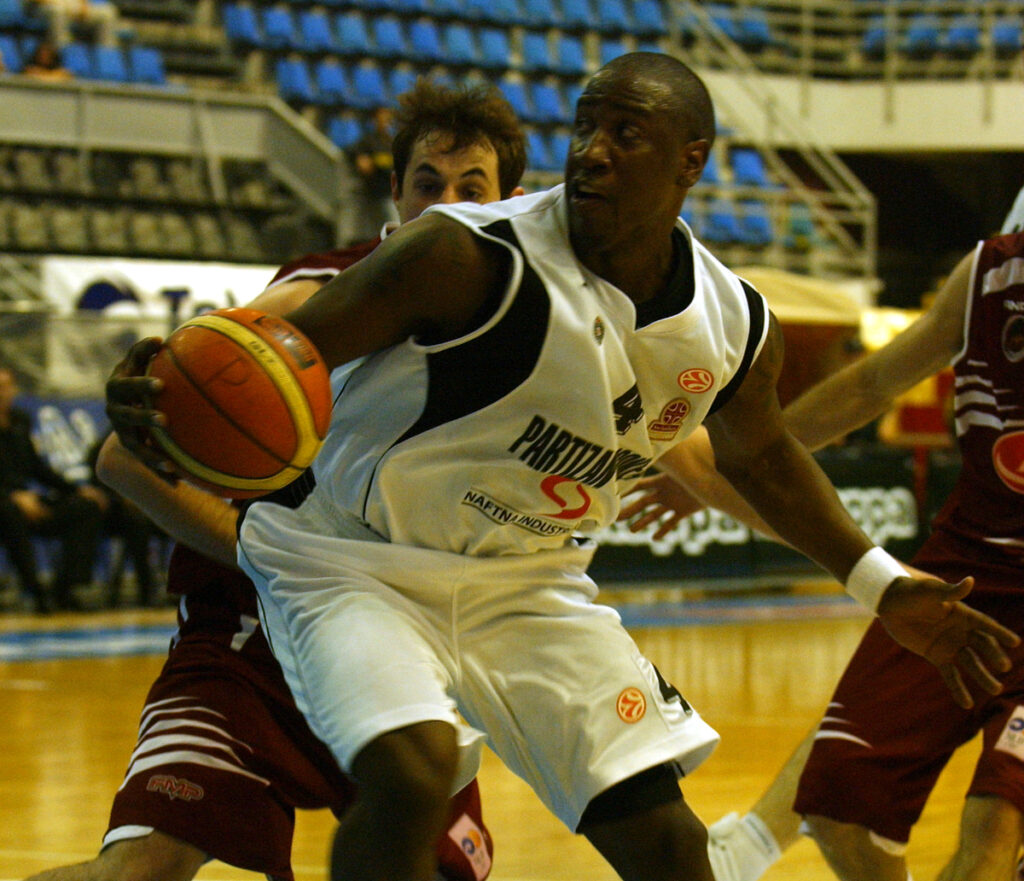 KOSARKA - MILTON PALACIO - Milton Palasio, kosarkas Partizana, na utakmici protiv FMP.Beograd, 14.05.2008. photo:N.Parausic