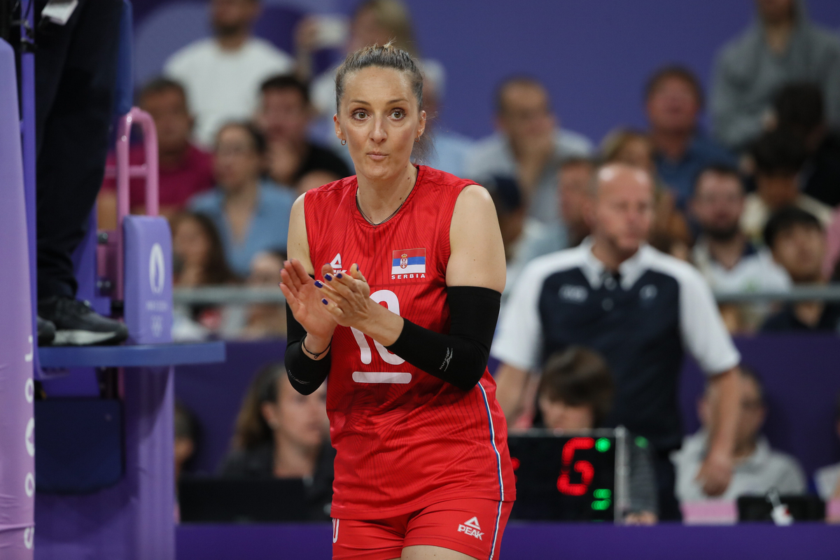 MAJA OGNJENOVIC odbojkasica Srbije, XXXIII LETNJE OLIMPIJSKE IGRE, PARIZ 2024 - XXXIII SUMMER OLYMPIC GAMES, SERBIA-ITALIA VOLLEYBALL PARIS 2024 - Pariz 06.08.2024. godine Foto: Ivica Veselinov / MN Press OKS, XXXIII LETNJE OLIMPIJSKE IGRE, PARIZ 2024, XXXIII SUMMER OLYMPIC GAMES, PARIS 2024