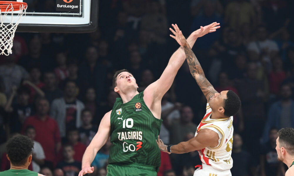 YAGO DOS SANTOS Jago Dos Santos, kosarkas Crvene zvezde, na utakmici Evrolige protiv Zalgirisa, u Beogradskoj areni. Beograd, 14.10.2025. foto: Nebojsa Parausic Kosarka, Evroliga, Crvena zvezda, Zalgiris