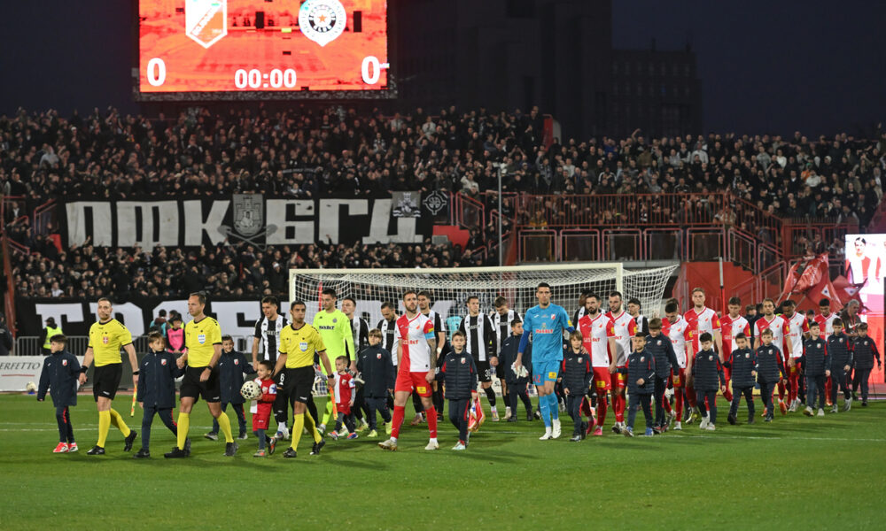 SRDJAN JOVANOVIC sudija fudbaleri Partizana na utakmici Superlige Prvenstva Srbije protiv Vojvodine Novi Sad na stadionu Karadjordje, Novi Sad 08.03.2026. godine Foto: Marko Metlas Fudbal, Partizan, Superliga Prvenstvo Srbije, Vojvodina Novi Sad