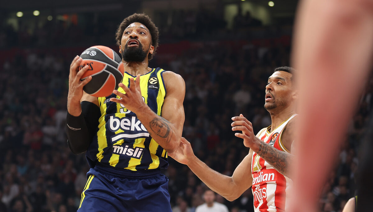 KHEM BIRCH Kem Birc kosarkas Fenerbahcea na utakmici Evrolige protiv Crvene Zvezde u hali Beogradska Arena, Beograd 13.03.2026. godine Foto: Ivica Veselinov / MN PRESS KOSARKA, BASKETBALL, EVROLIGA, EUROLEAGUE, CRVENA ZVEZDA, FENERBAHCE