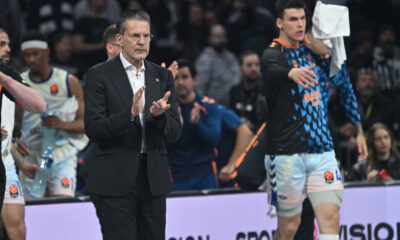 PEDRO MARTINEZ trener kosarkasa Valensije na utakmici Evrolige protiv Partizana u hali Beogradska arena, Beograd 27.03.2026. godine Foto: Marko Metlas Kosarka, Partizan, Evroliga, Valensija