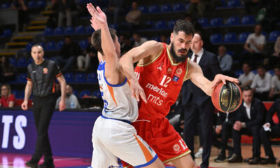 NIKOLA KALINIC kosarkas Crvene zvezde na utakmici prvenstva Srbije KLS protiv Zlatibora u hali Aleksandar Nikolic Pionir, Beograd 29.04.2026. godine Foto: Marko Metlas Kosarka, Crvena zvezda, Prvenstvo Srbije, Zlatibor