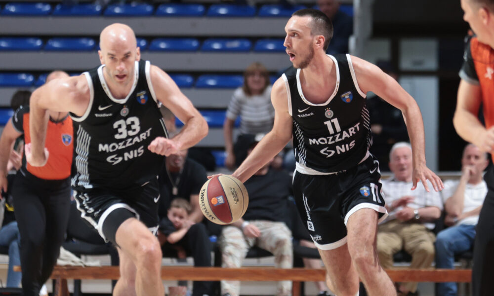 kosarkas Partizana na utakmici ABA lige protiv Bosne u hali Aleksandar Nikolic, Beograd 06.05.2026. godine Foto: Ivica Veselinov / MN PRESS KOSARKA, BASKETBALL, ABA LIGA, ABA LEAGUE, JADRANSKA LIGA, ADRIATIC LEAGUE, KK PARTIZAN, KK BOSNA SARAJEVO