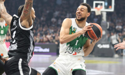 kosarkas Žalgirisa na utakmici Evrolige protiv Partizana u hali Beogradska Arena, Beograd 10.04.2026. godine Foto: Ivica Veselinov / MN PRESS KOSARKA, BASKETBALL, EVROLIGA, EUROLEAGUE, PARTIZAN, ZALGIRIS