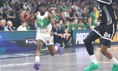 kosarkas Žalgirisa na utakmici Evrolige protiv Partizana u hali Beogradska Arena, Beograd 10.04.2026. godine Foto: Ivica Veselinov / MN PRESS KOSARKA, BASKETBALL, EVROLIGA, EUROLEAGUE, PARTIZAN, ZALGIRIS