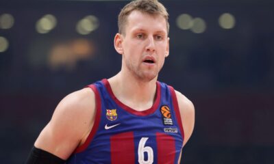 JAN VESELY Jan Veseli kosarkas Barselone na utakmici Evrolige protiv Crvene zvezde u hali Stark Beogradska arena, Beograd 02.02.2024. godine Foto: Marko Metlas Kosarka, Crvena zvezda, Evroliga, Barselona