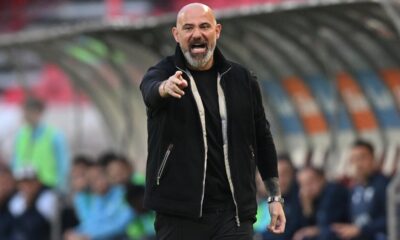 Trener Crvene zvezde na utakmici Superlige Prvenstva Srbije protiv Novog Pazara na stadionu Rajka Mitica, Beograd, 09.05.2026. godine Foto: Marko Metlas Fudbal, Crvena zvezda, Superliga Prvenstvo Srbije, Novi Pazar