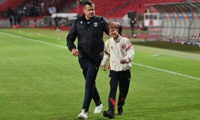 Trener Novog Pazara na utakmici Superlige Prvenstva Srbije protiv Crvene zvezde na stadionu Rajka Mitica, Beograd, 09.05.2026. godine Foto: Marko Metlas Fudbal, Crvena zvezda, Superliga Prvenstvo Srbije, Novi Pazar