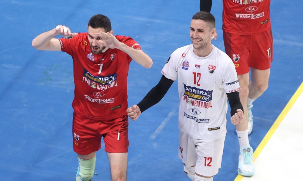 odbojkas Radnickog na utakmici finala Prvenstva Srbije protiv Vojvodine u Hali Sportova, Kragujevac 04.05.2026. godine Foto: Ivica Veselinov / MN PRESS ODDBOJKA, VOLLEYBALL, PRVENSTVO SRBIJE, RADNICKI KRAGUJEVAC, VOJVODINA