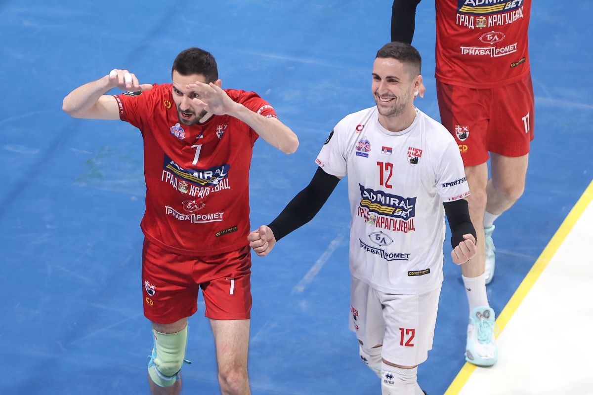 odbojkas Radnickog na utakmici finala Prvenstva Srbije protiv Vojvodine u Hali Sportova, Kragujevac 04.05.2026. godine Foto: Ivica Veselinov / MN PRESS ODDBOJKA, VOLLEYBALL, PRVENSTVO SRBIJE, RADNICKI KRAGUJEVAC, VOJVODINA