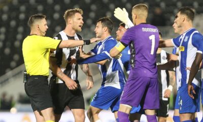 SEBASTIAN POLTER fudbaler Partizana na utakmici Mocart Superlige Srbije protiv OFK Beograda na stadionu Partizana, Beograd 09.05.2026. godine Foto: Ivica Veselinov / MN PRESS FUDBAL, FOOTBALL, MOZZART SUPERLIGA, PRVENSTVO SRBIJE, NATIONAL CHAMPIONSHIP, PARTIZAN, OFK BEOGRAD