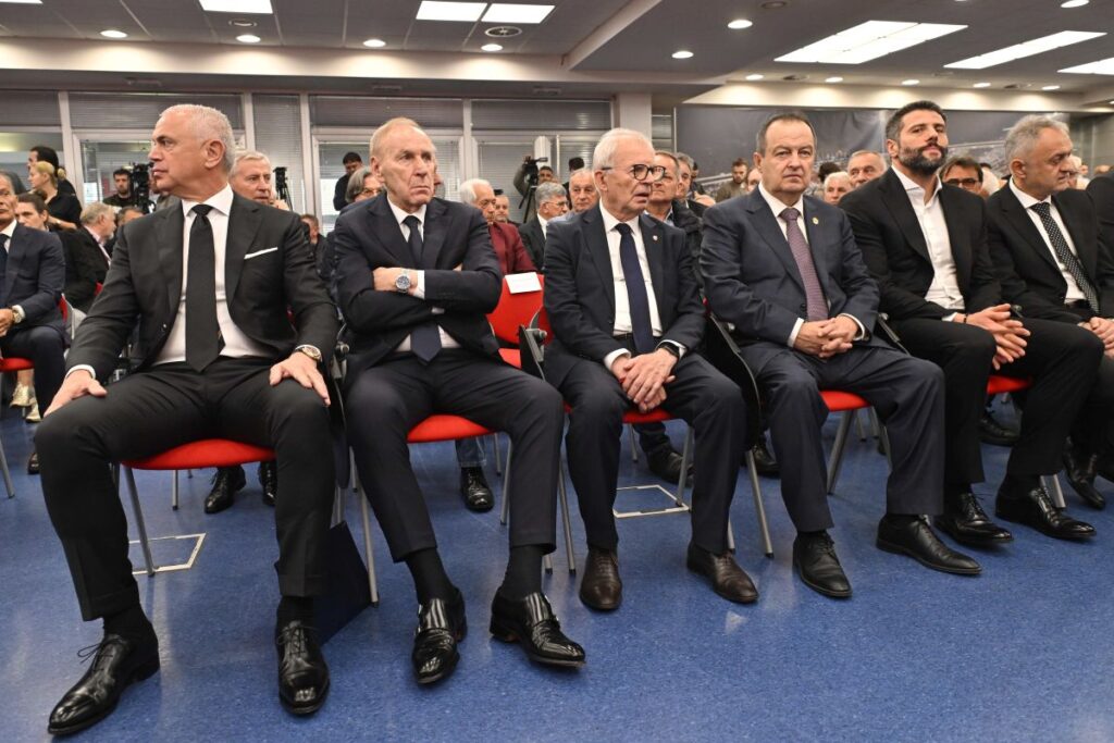 Komemoracija Vladimiru Cvetkovicu bivsem sekretaru fudbalera Crvene zvezde na stadionu Rajka Mitica, Beograd, 12.05.2026. godine Foto: Marko Metlas Fudbal, Crvena zvezda, Komemoracija